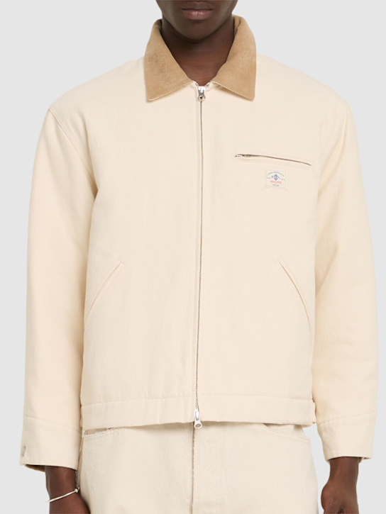 Dunst: Unisex vintage work jacket - Cream - men_2 | Luisa Via Roma