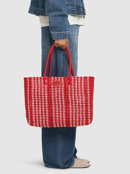 MSGM: Large mesh tote bag - women_1 | Luisa Via Roma