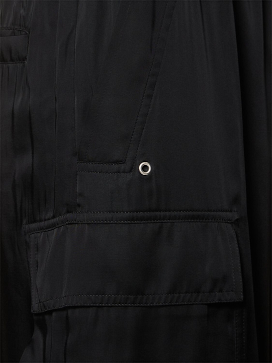 Rick Owens: Cargo belas pants - Black - men_4 | Luisa Via Roma