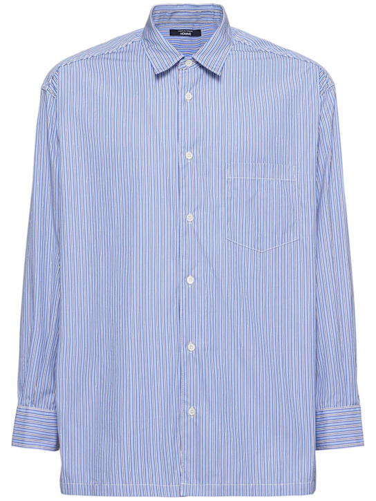 Comme des Garçons Homme: Cotton striped shirt - Multicolor - men_0 | Luisa Via Roma