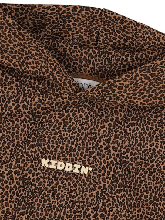 Kiddin: Felpa in cotone - Marrone/Nero - kids-girls_1 | Luisa Via Roma