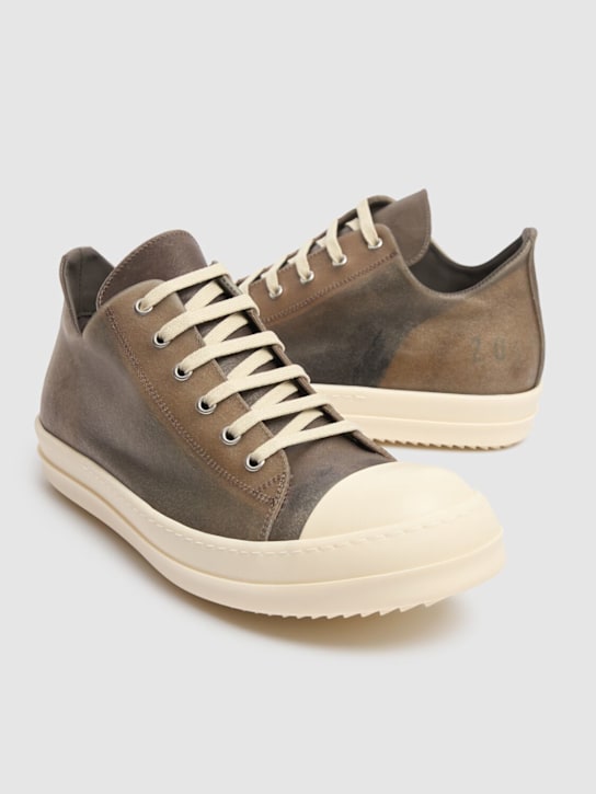 Rick Owens: Low Sneaks sneakers - Dust/Milk - men_1 | Luisa Via Roma
