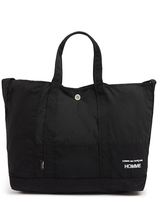 Comme des Garçons Homme: Cotton CDG Homme logo crossbody bag - men_0 | Luisa Via Roma