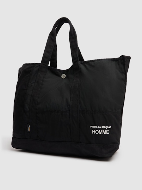 Comme des Garçons Homme: Cotton CDG Homme logo crossbody bag - men_1 | Luisa Via Roma