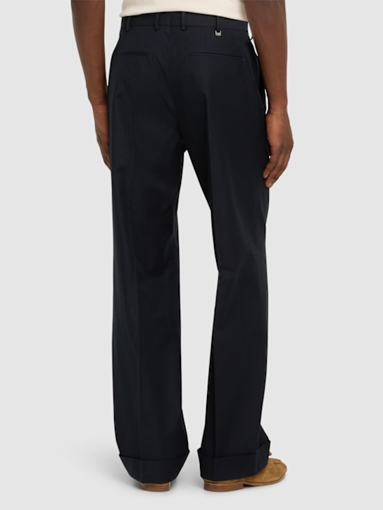 PT Torino: Quindici wide leg pants - Blue - men_2 | Luisa Via Roma