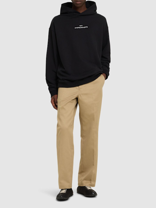 Maison Margiela: Cotton blend pants - men_1 | Luisa Via Roma