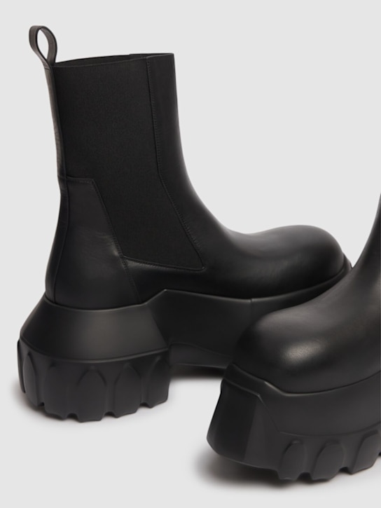 Rick Owens: Beatle Mega Tractor boots - Black - men_4 | Luisa Via Roma