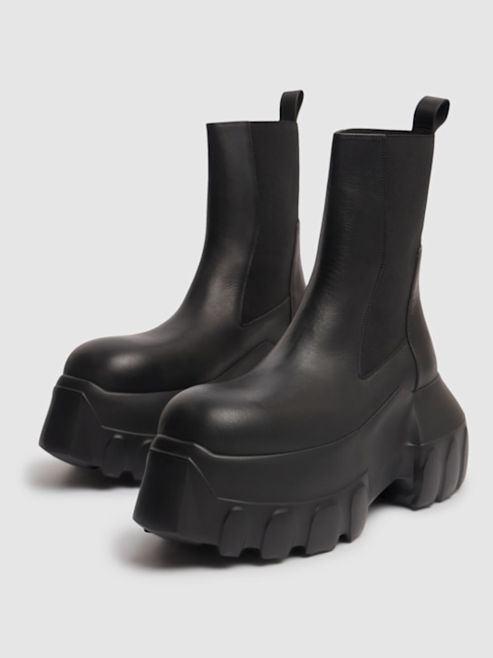 Rick Owens: Beatle Mega Tractor boots - Black - men_2 | Luisa Via Roma