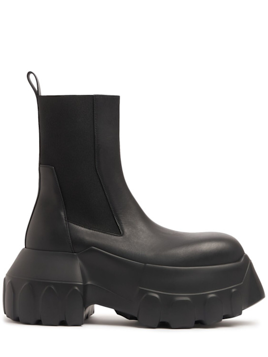 Rick Owens: Beatle Mega Tractor boots - Black - men_0 | Luisa Via Roma