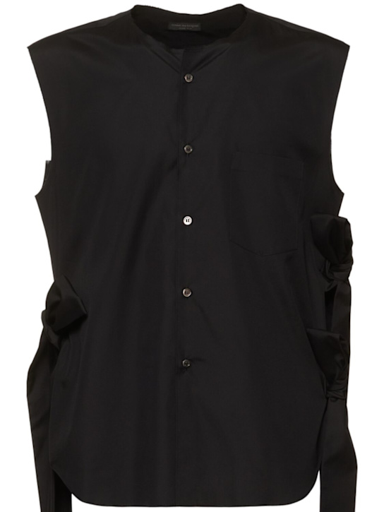 Comme des Garçons Homme Plus: Cotton vest - men_0 | Luisa Via Roma