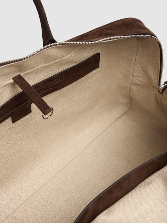 Magda Butrym: Large Brigitte suede tote bag - women_5 | Luisa Via Roma