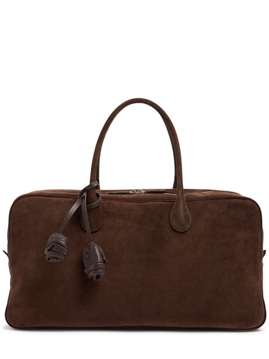 Magda Butrym: Large Brigitte suede tote bag - women_0 | Luisa Via Roma
