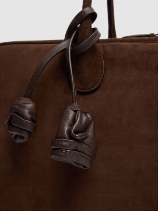 Magda Butrym: Large Brigitte suede tote bag - women_3 | Luisa Via Roma