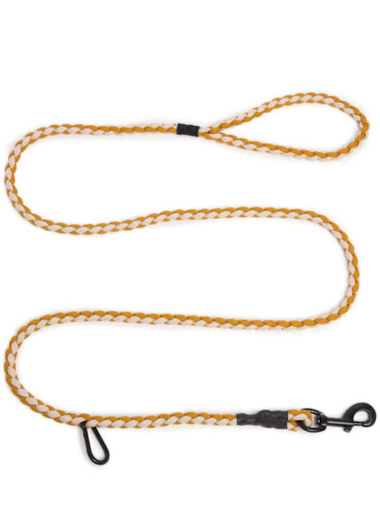 HAY: Braided Adjustable M/L dog leash - Orange - ecraft_0 | Luisa Via Roma
