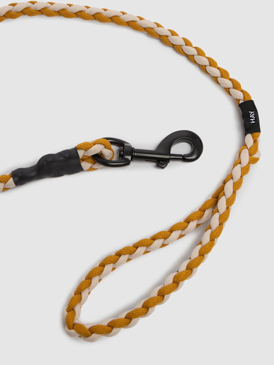 HAY: Braided Adjustable M/L dog leash - Orange - ecraft_1 | Luisa Via Roma