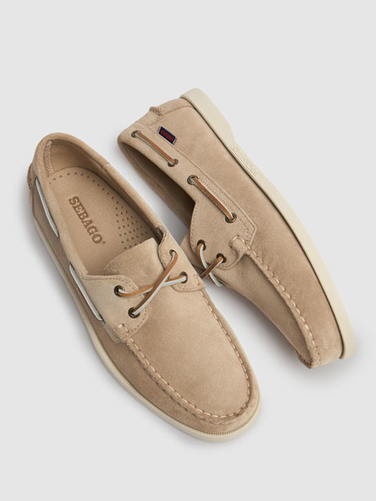 Sebago: Portland Flesh out loafers - Brown Taupe - men_2 | Luisa Via Roma