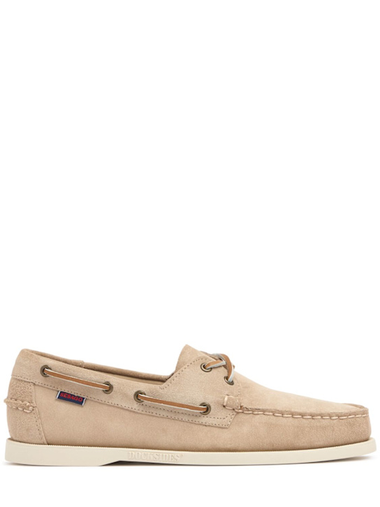 Sebago: Portland Flesh out loafers - Brown Taupe - men_0 | Luisa Via Roma