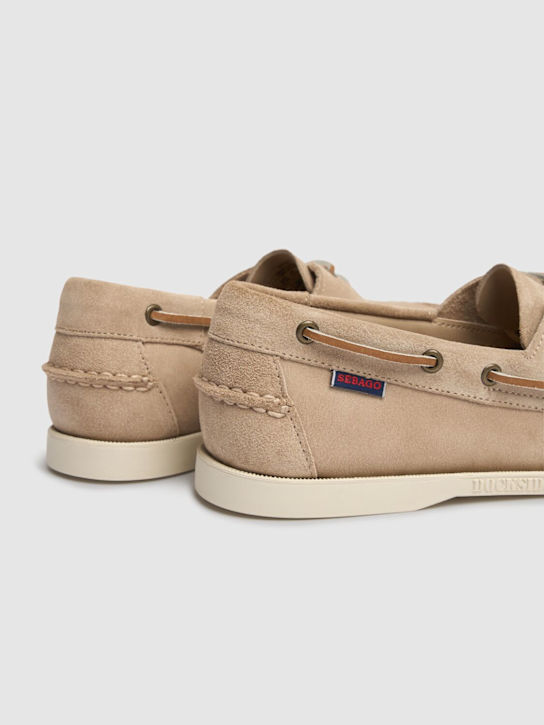 Sebago: Portland Flesh out loafers - Brown Taupe - men_4 | Luisa Via Roma