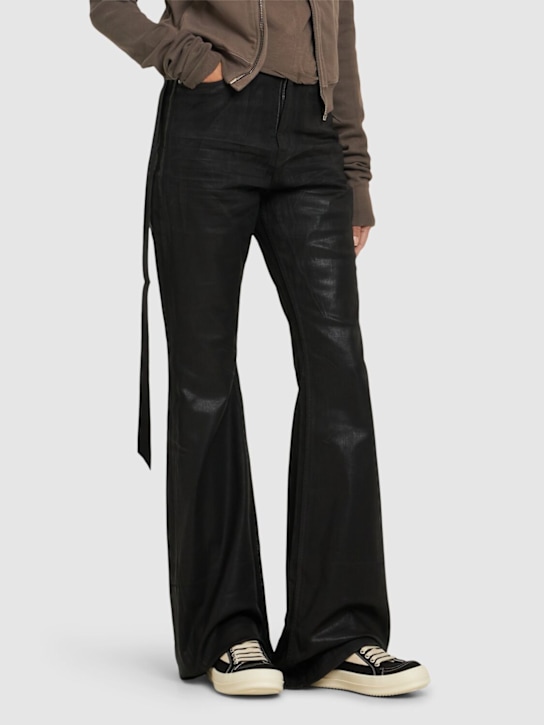 Rick Owens DRKSHDW: Vintage canvas sneakers - women_1 | Luisa Via Roma