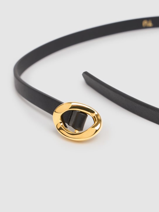 Déhanche: Orbite leather belt - Black - women_2 | Luisa Via Roma