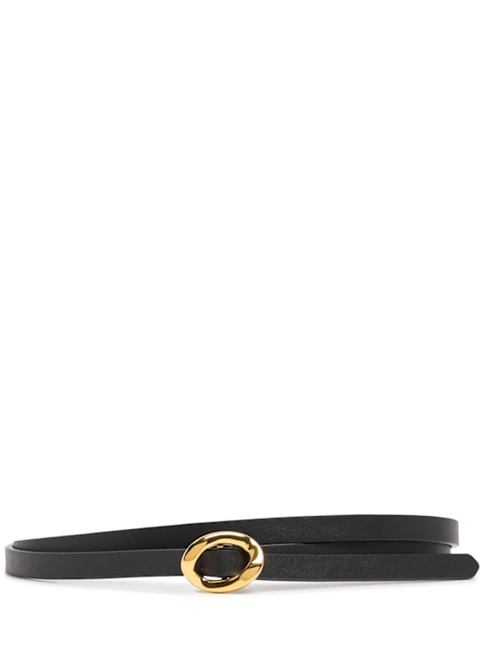 Déhanche: Orbite leather belt - Black - women_0 | Luisa Via Roma