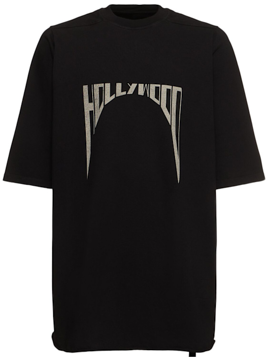 Rick Owens DRKSHDW: Hollywood jumbo t-shirt - men_0 | Luisa Via Roma