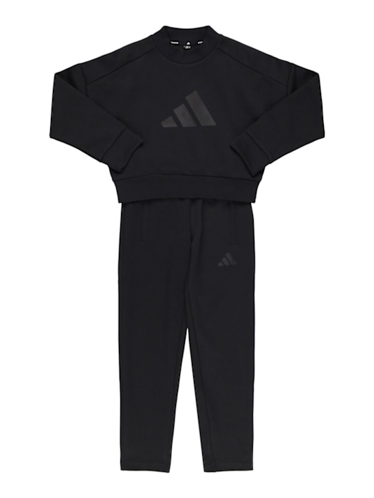 adidas Originals: Sudadera y pantalones deportivos de algodón - kids-girls_0 | Luisa Via Roma