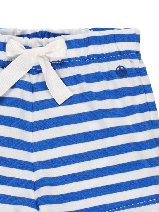 Petit Bateau: Cotton jersey shorts - kids-boys_1 | Luisa Via Roma