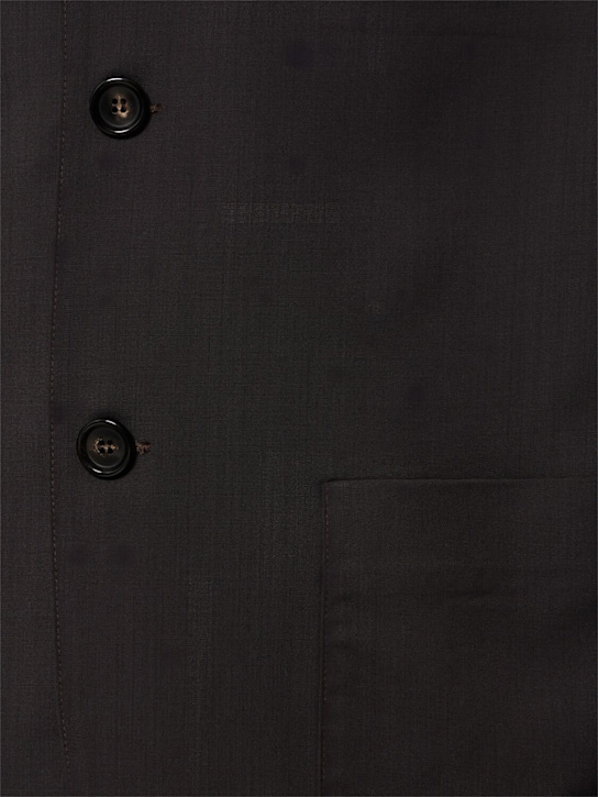 CELLAR DOOR: Jake slim fit lightweight wool jacket - Brown - men_4 | Luisa Via Roma