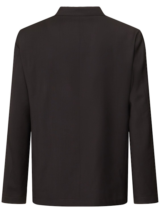CELLAR DOOR: Jake slim fit lightweight wool jacket - Brown - men_3 | Luisa Via Roma