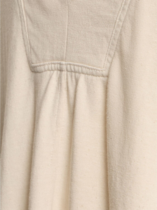Rick Owens: Hooded kaftan - Natural - men_4 | Luisa Via Roma