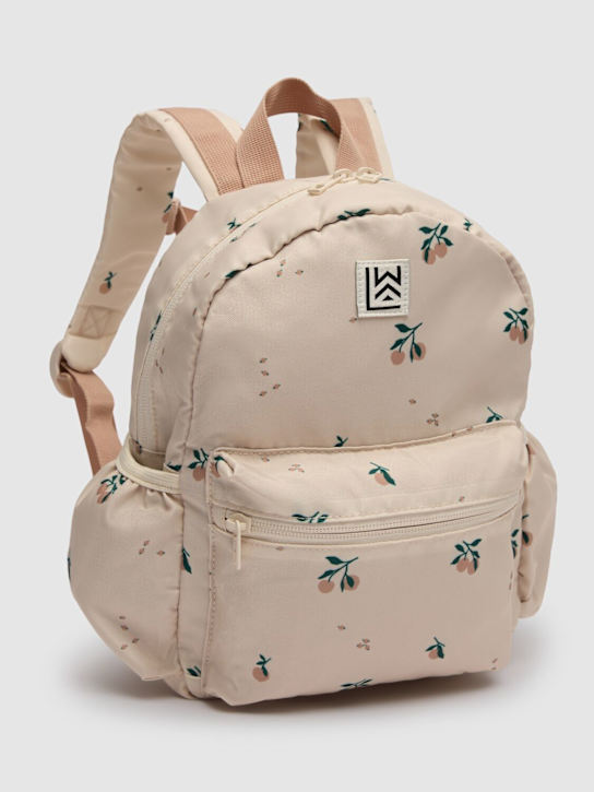 Liewood: Fruit print recycled nylon backpack - Multicolor - kids-girls_1 | Luisa Via Roma