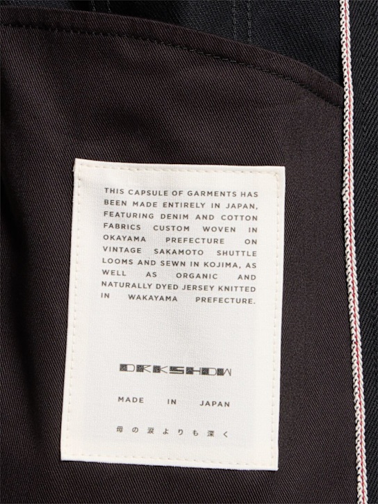 Rick Owens DRKSHDW: Denim trucker jacket - Black - men_5 | Luisa Via Roma