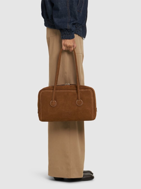 MARGESHERWOOD: Soft Boston nubuck shoulder bag - women_1 | Luisa Via Roma