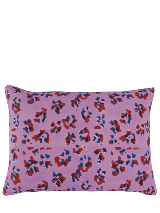 LISA CORTI: Leopard Stripes Gold baby pillow - ecraft_1 | Luisa Via Roma