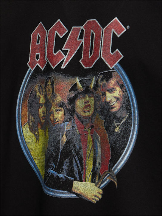 JUNYA WATANABE: AC/DC x Junya Watanabe cotton t-shirt - Black - men_4 | Luisa Via Roma
