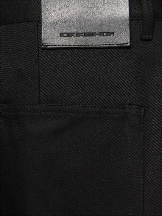Rick Owens DRKSHDW: Geth denim jeans - Black - men_4 | Luisa Via Roma