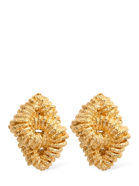 Paola Sighinolfi: Loto stud earrings - women_0 | Luisa Via Roma