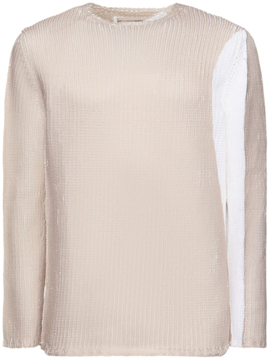 Relaxed fit crewneck sweater - Thumbnail 1