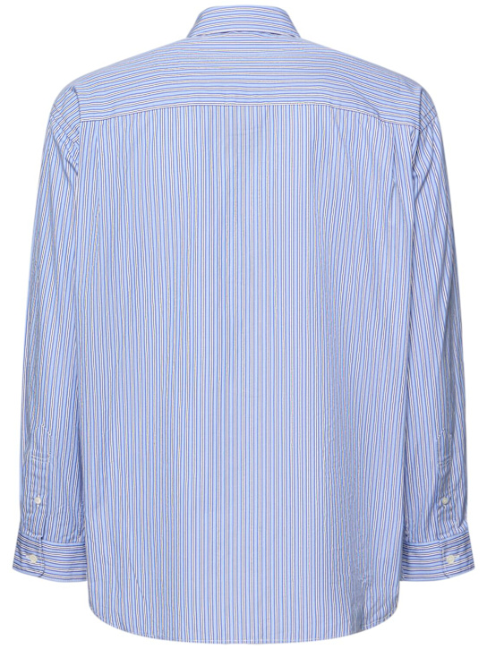 Cotton striped patchwork jacket - Comme des Garçons Homme - Men  | Luisaviaroma