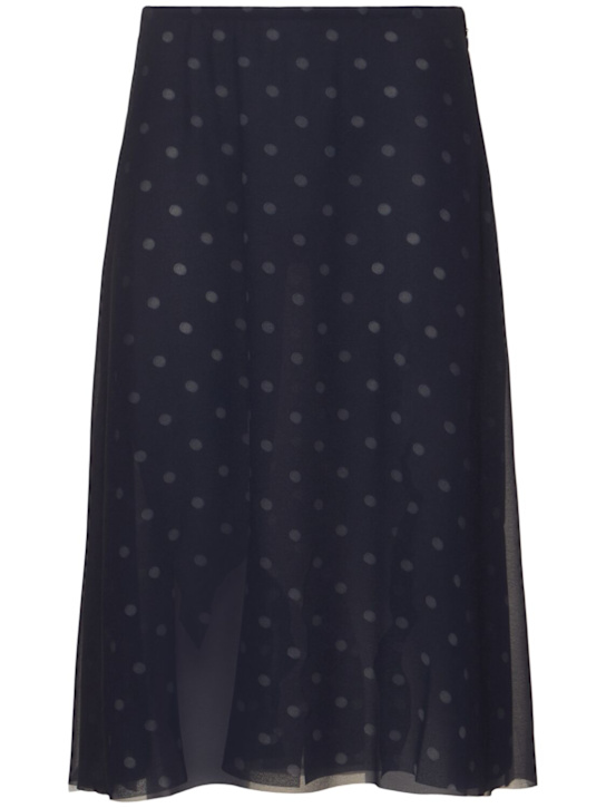 Acne Studios: Iranee polka dot sheer midi skirt - women_0 | Luisa Via Roma
