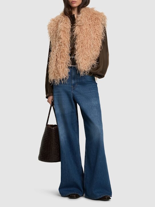 Forte_forte: Long plush vest - women_1 | Luisa Via Roma