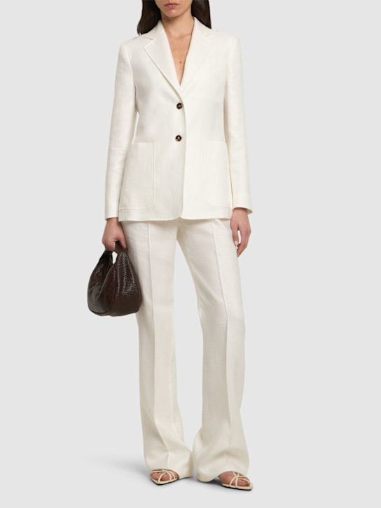 Guglia linen blazer - Thumbnail 2