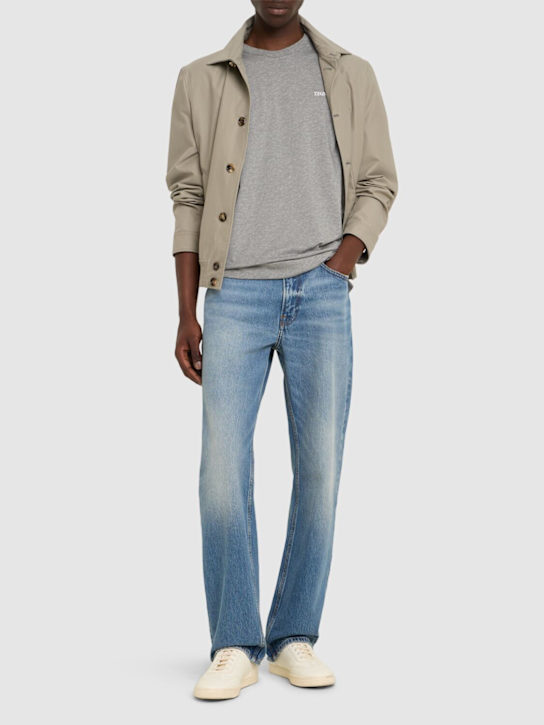 Zegna: Kurzes, ärmelloses T-Shirt - men_1 | Luisa Via Roma