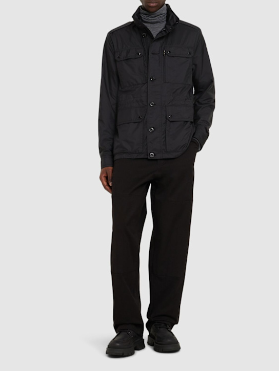 Moncler: Lez water repellent nylon jacket - men_1 | Luisa Via Roma