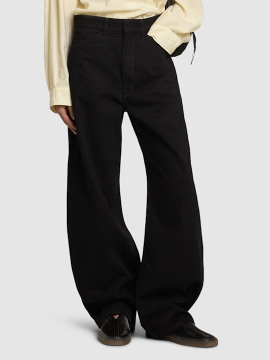 Lemaire: Linoleum piped sneakers - women_1 | Luisa Via Roma