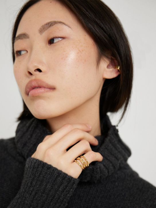 Otiumberg: Twine thick ring - Gold - women_1 | Luisa Via Roma