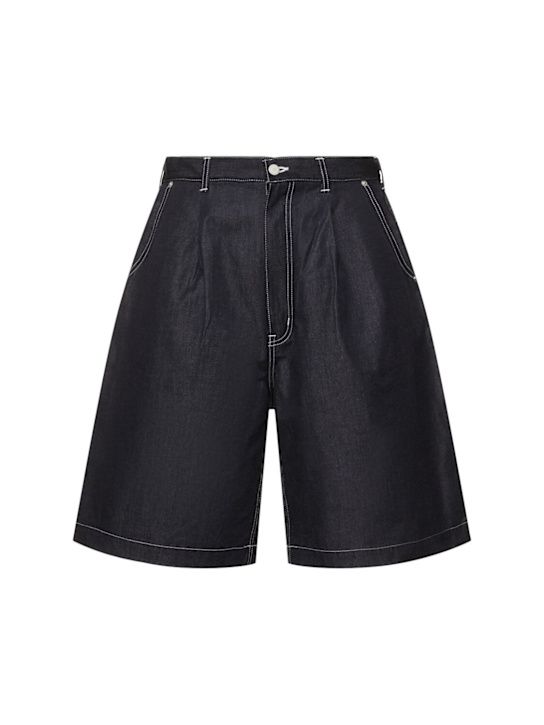 Comme des Garçons Homme: wide fit牛仔短裤 - men_0 | Luisa Via Roma