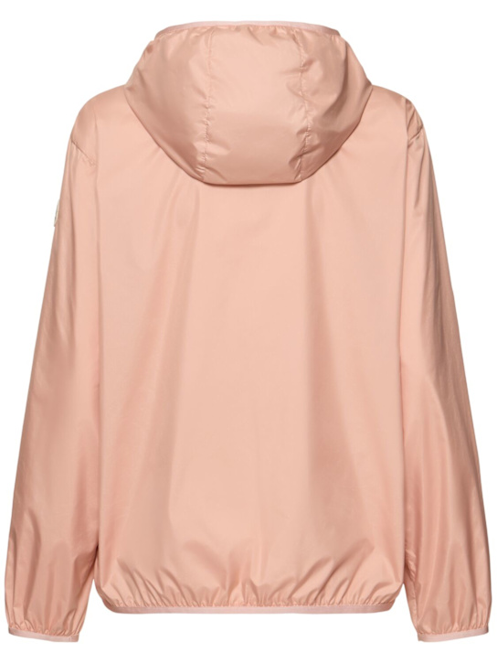Moncler: Fegeo hooded tech windbreaker jacket - Pink - women_3 | Luisa Via Roma