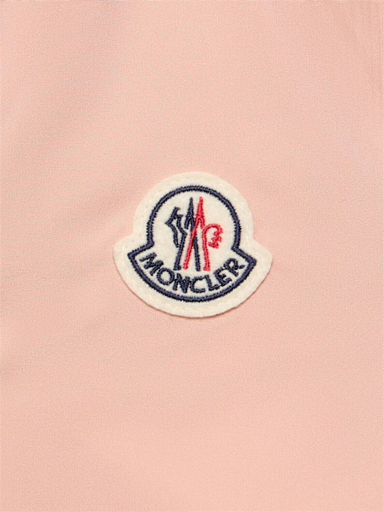 Moncler: Fegeo hooded tech windbreaker jacket - Pink - women_4 | Luisa Via Roma